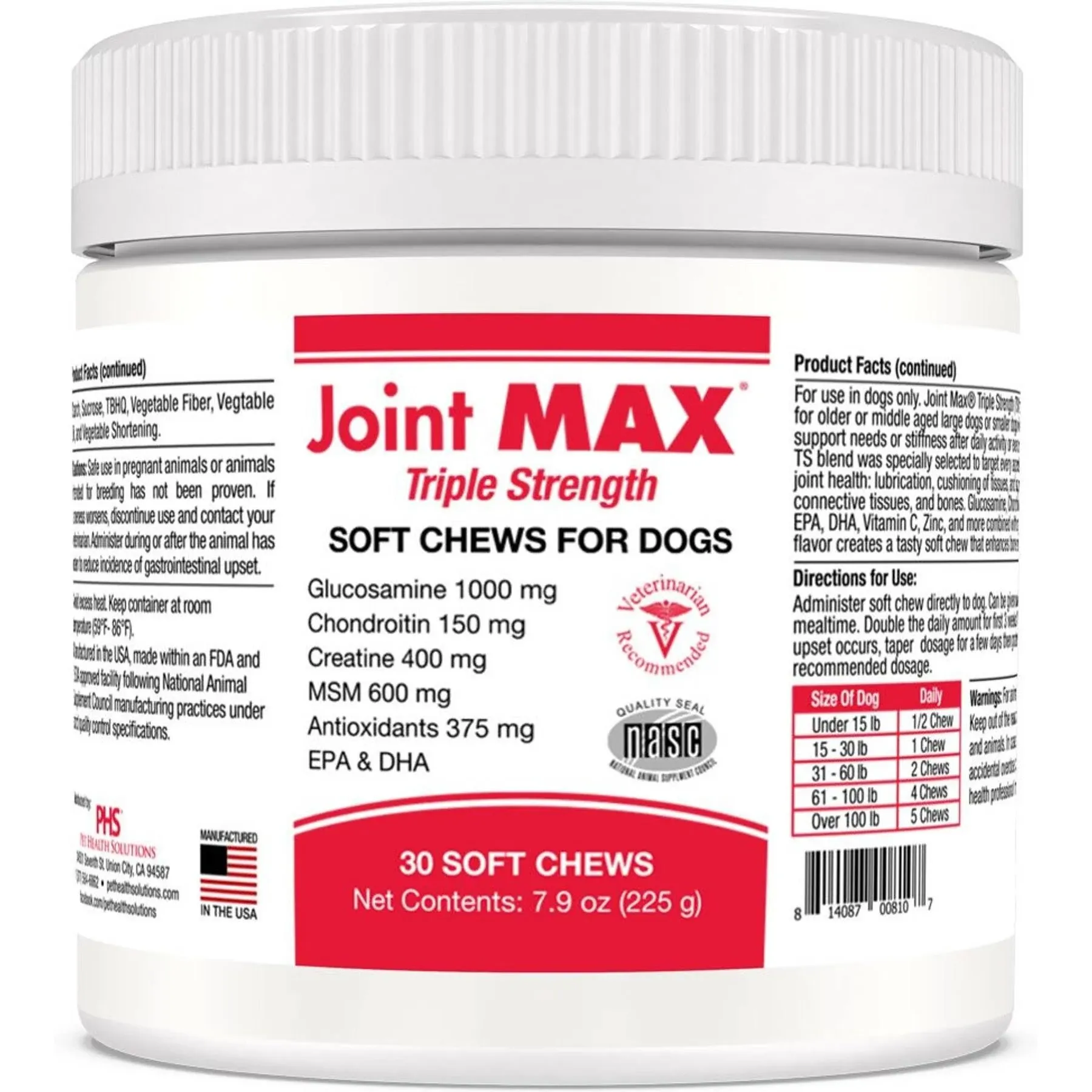 Joint Max Triple Strength Soft Chews 30