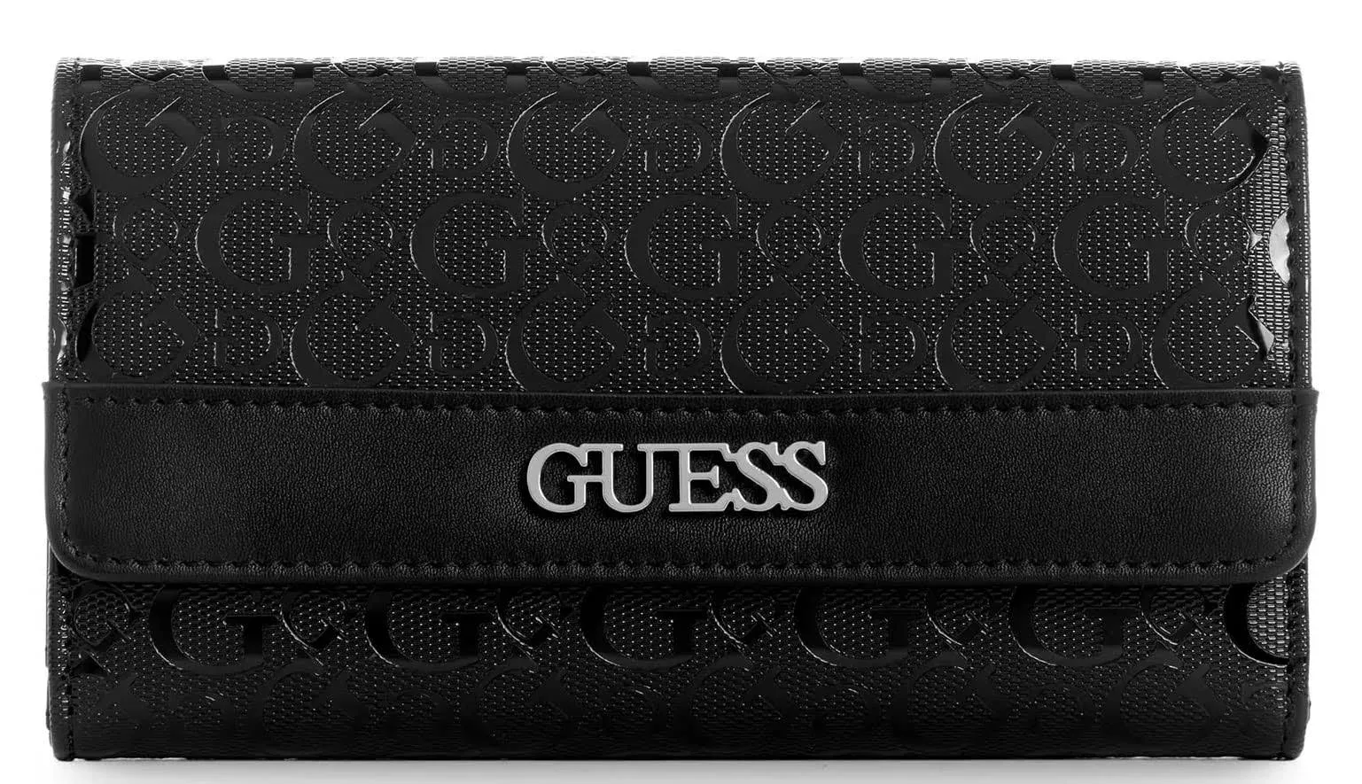 GUESS Women's Logo Ellison Slim Wallet Clutch Bag