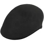 Jaxon Hats Wool Ascot Cap: Size: XL Black