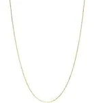 14K Yellow Gold Forsantina Chain, Width 1.5mm