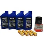 YAMAHA SVHO 1.8L WaveRunner Oil Change Kit w/Filter FX-SVHO FZR-SVHO FZS-SVHO GP1800 GP1800R 69J-13440-03-00 NGK Spark Plugs Maintenance Kit