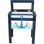 Backyard Expressions Coastal Design Outdoor Patio Cooler