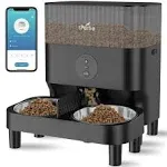 Automatic WiFi Pet Feeder for 2 Pets, 5L/21 Cup Capacity, 1-10 Meals Per Day,...