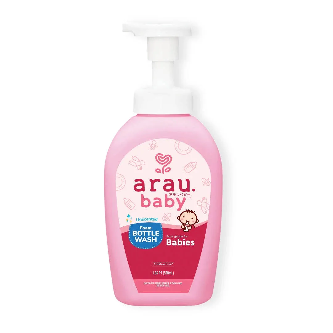 arau.baby, Foam Bottle Wash, Unscented , 16.09 fl oz (500 ml)