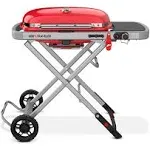 Weber - Traveler Portable Gas Grill - Red