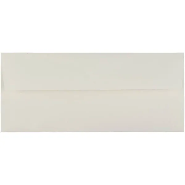 Jam Paper #10 Business Strathmore Envelopes - 4 1/8 x 9 1/2 - Natural White Wove ...