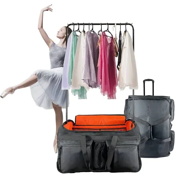 Artan Balance Duffle Dance Bag with Portable Costume Garment Rack