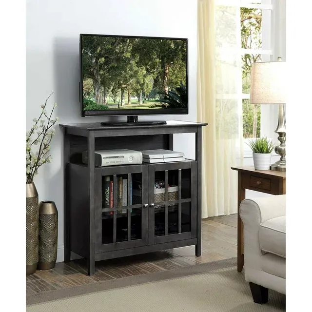 Convenience Concepts Big Sur Highboy TV Stand with Storage Cabinets