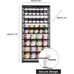 Shelf Reliance Maximizer Can Rotation Organizer