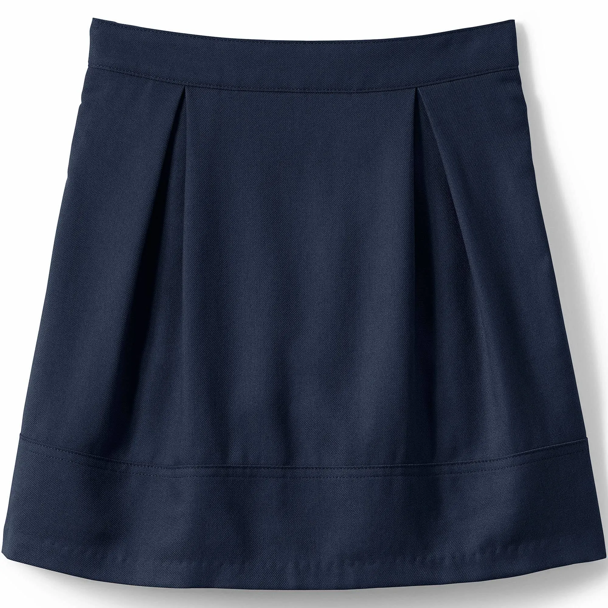 Lands' End Lands' End School Uniform Kids Solid Pleated Skort Top of Knee