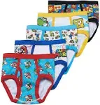 Super Mario Bros. 5-Pack Briefs Boys Underwear, Size: 8, Assorted