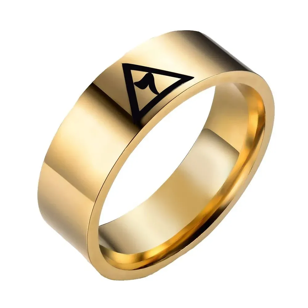 T43 Masonic Ring Scottish Rite Freemason 14th Degree Grand Elect YOD 14 Degree