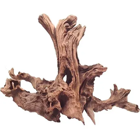 WDEFUN Natural Driftwood for Aquarium Decor, 1-Piece 13''-17'' Large Driftwood for Decorations on Fish Tank, Reptiles Bearded Dragon Accessories or Air Plants