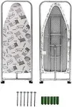 Duwee 14&#034;x38&#034; Wall Mounted and Door Mounted Ironing Board with Heat Resistant...