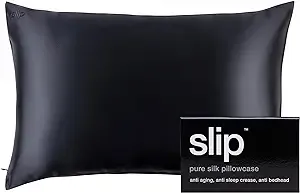 Slip Queen Silk Pillowcase Black