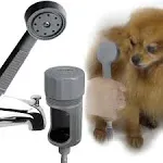 Pets Shower Attachment, Quick Connect on Tub Spout w/ Front Diverter, Ideal for