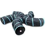 Cat Tunnel For Indoor Cats Large With Play Ball Sshape 5 Way Collapsible Interac