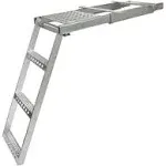 3 Rung Pull-Out Trailer Step Ladder for Use with Trucks, Trailers and RV&#039;s