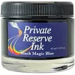 Private Reserve Fountain Pen Ink Bottle, 60ml, Black Magic Blue