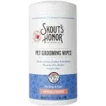 Skout's Honor Pet Grooming Wipes, 80-Count