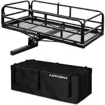 ARKSEN 60 x 24 Inch Folding Cargo Rack Carrier with 500D PVC Waterproof Cargo...