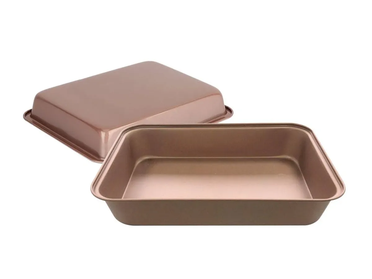 HUDSON Ceramic Non-Stick 14.8-inch Rectangular Roasting Pan Bakeware