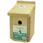 Woodlink NAWRCH Audubon Cedar Wren and Chickadee House,White,7.5L x 6D x 12H in.