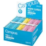 Kokuyo Campus Word Card Ring Binding 30x68mm Japan