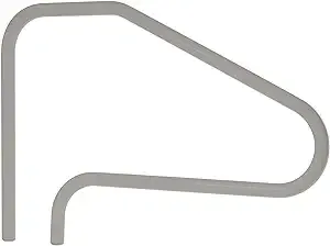 S.R. Smith DMS-101A-VG SealedSteel 4-Bend Deck Mounted Swimming Pool Handrail, Gray