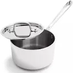 All Clad Stainless Steel Sauce Pan - 1.5 Quart with Lid