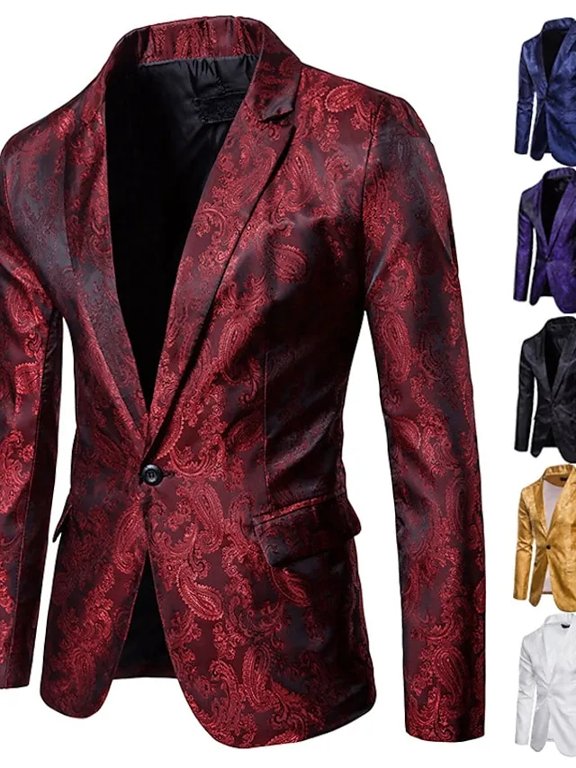 UK Mens Sequin Suit Top Jacket Coat Pattern Sparkly Shiny Fancy Dress Magician