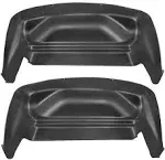 Husky Liners 07-13 Chevy/GMC Silverado/Sierra Black Rear Wheel Well Guards