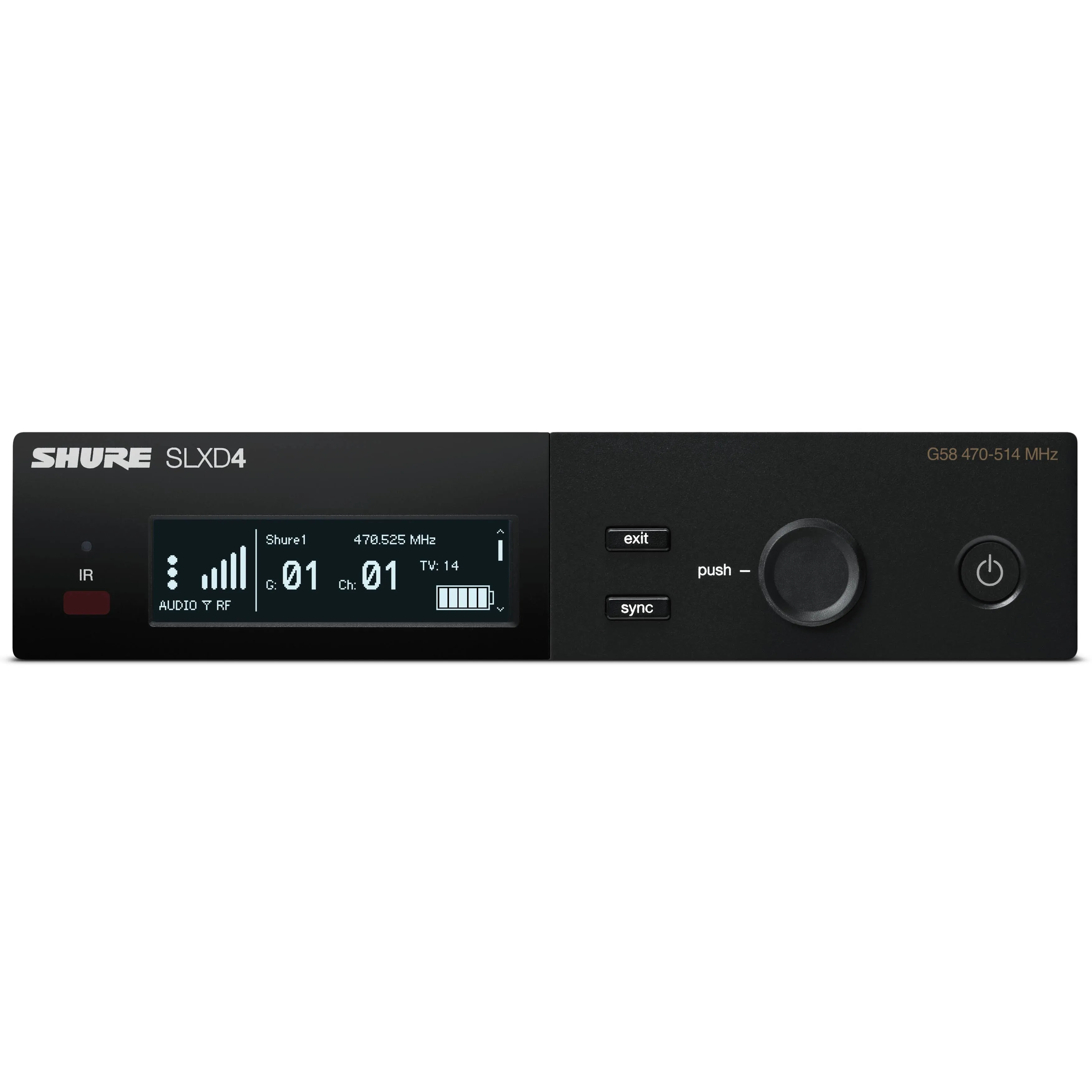 Shure - SLXD4-G58 Digital Wireless Receiver