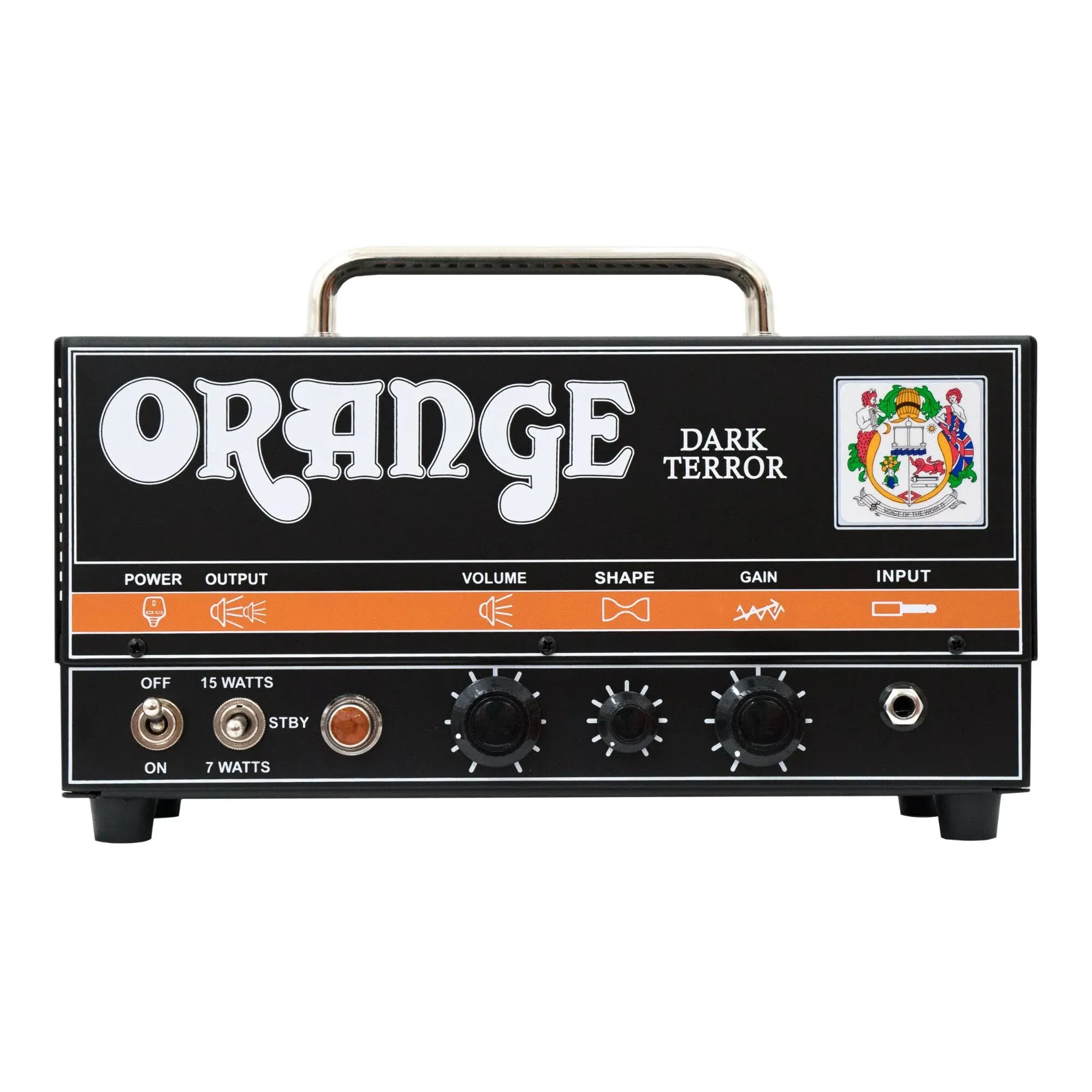 Orange DA15H Dark Terror 15-Watt High-Gain Guitar Amp Head | Reverb