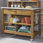 Homestyles 5663-91 Maho Brown Potting Bench