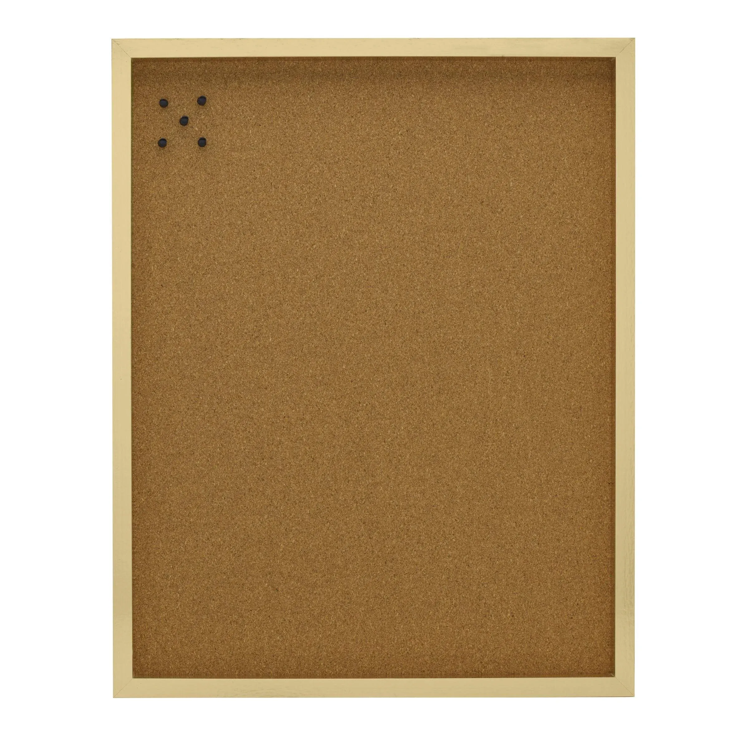 Mikasa Gold Framed Cork Board, Includes 5 Tacks