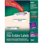 Avery Permanent TrueBlock File Folder Labels