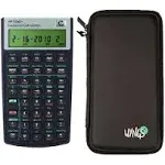 HP 10B II Plus/Hewlett Packard 10BII+ Financial Scientific Calculator + WYNGS Protective Case Black