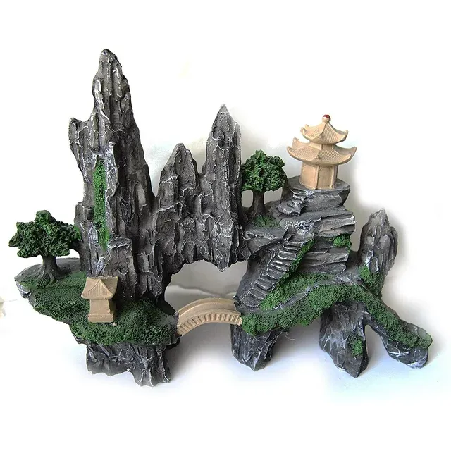 Joice Gift Large Aquarium Ornament Decorations Fish Tank Landscape (Mountain Cave)