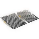 Titan Ramps 29 x 23.5 Aluminum Dual Punch Plate Shed Ramps