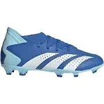 Adidas Predator Accuracy.3 Firm Ground Youth Soccer Cleats, Bright Royal/Cloud White/Bliss Blue / 5.5