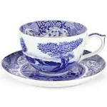 Spode Blue Italian Jumbo Cup and Saucer