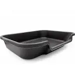 PuppyGoHere Dog Litter Pan by Indoor Training System-Large, Black