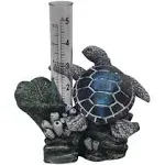 The Crabby Nook Rain Gauge Garden Outdoor Decor (sea Turtle)