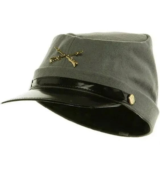 Kepi Civil War Wool Lined Hat