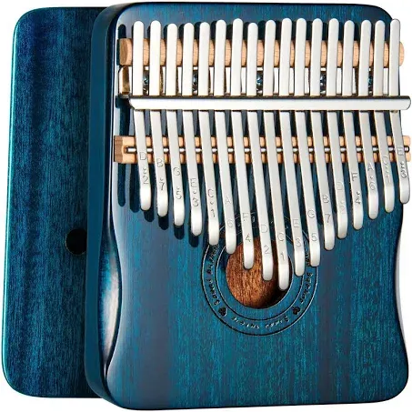 Kalimba Thumb Piano 17 Keys, Portable Mbira Finger Piano High Quality Wood