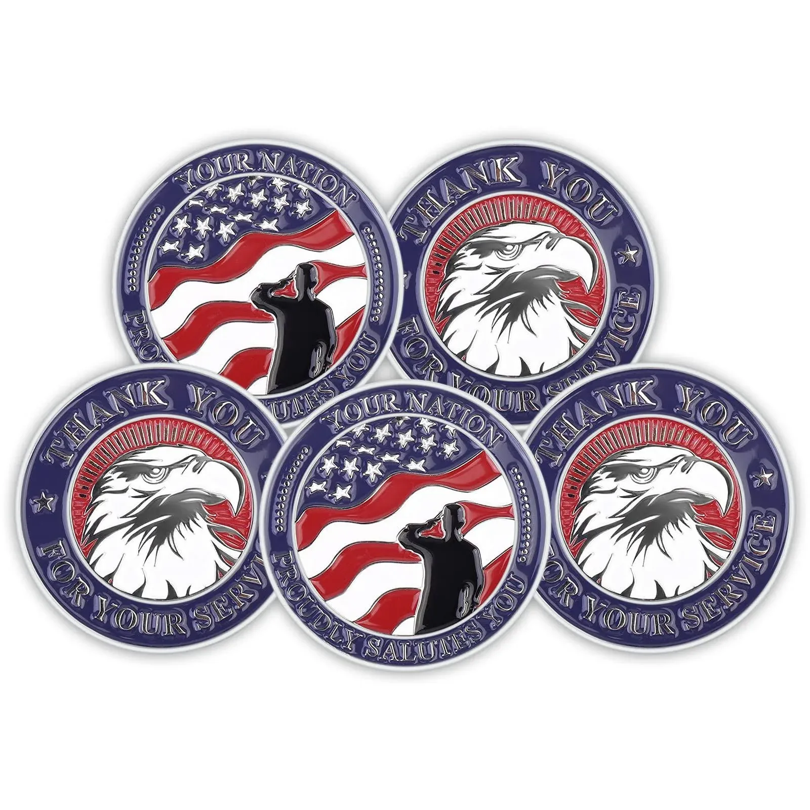 Military Challenge Coins Thank You for Your Service