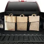 Zone Tech Black Mesh Three Pocket Trunk Cargo Organizer Storage Net