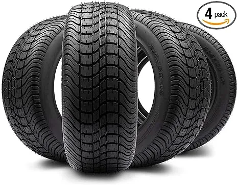 Arisun Cruze 215/50-12 DOT Golf Cart Tire Street Low Profile (4-Ply) - Set of Four