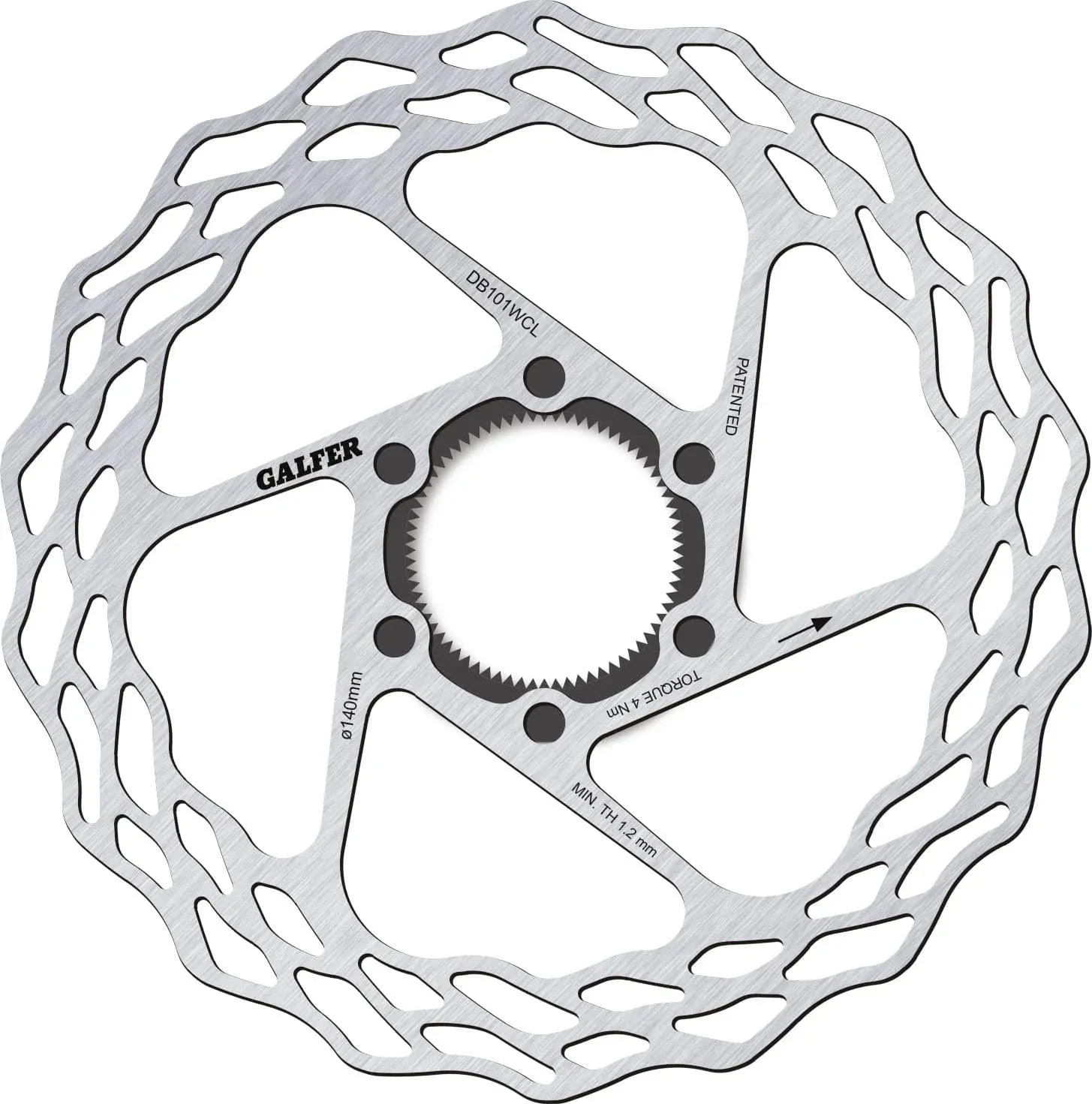 Galfer Wave Disc Brake Rotor